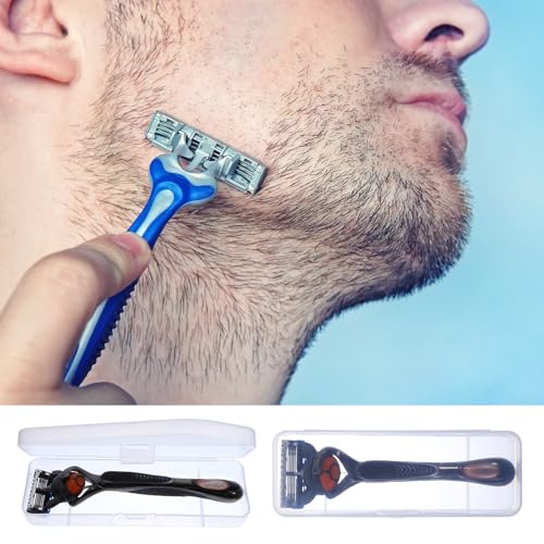 3-Pack Manual Razor Travel Case – Transparent Portable Storage