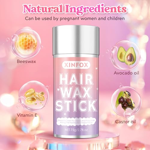 Hair Wax Stick 4-in-1 Styling Tool Kit for Women