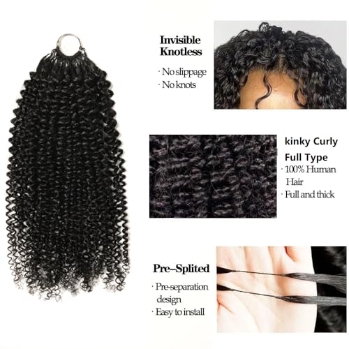 Kinky Curly Crochet Human Hair 14 Inch 100g