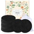 ProCIV Reusable Makeup Remover Pads, 25 Pack Bamboo Cotton