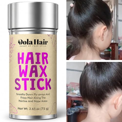 Dolahair Hair Wax Stick 1 Pack for Flyaway Control and Styling - Kids & Women