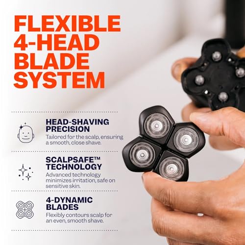 Replacement Blades for Freebird Flex Series Pro Head Shaver - High-Performance Bald Head Razor Refills