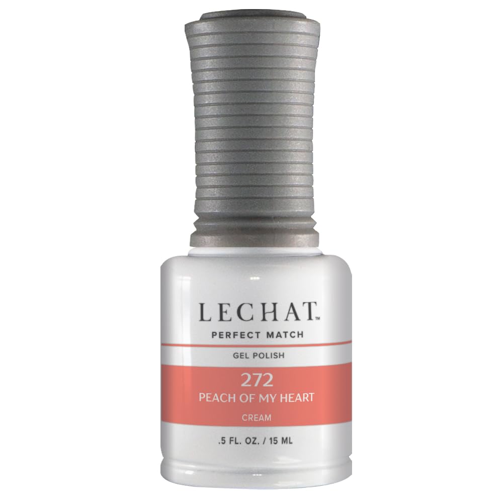 LECHAT Perfect Match Gel Polish, Peach of My Heart, 0.5 fluid_ounces