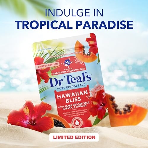 Dr Teal's Hawaiian Bliss Epsom Salt Soak, 3 lbs