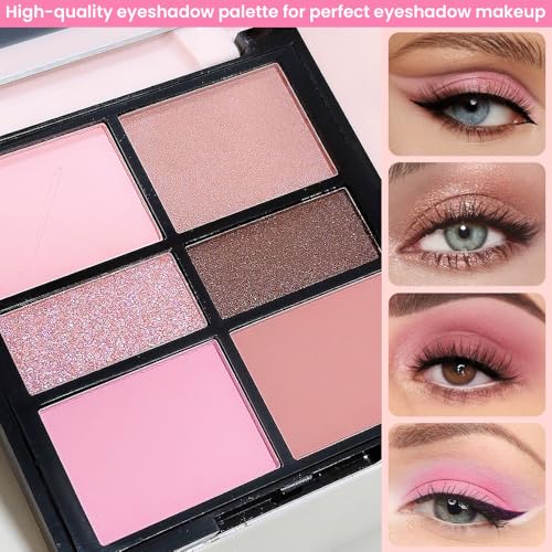 WanTuoluo 6-Color Eyeshadow Palette – Matte & Shimmer