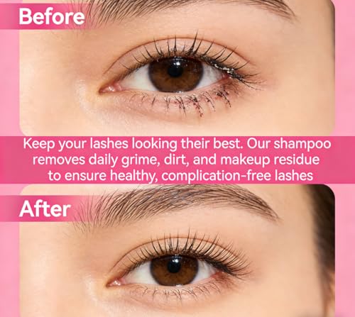 Pink Whipped Lash Shampoo for Extensions 100ml