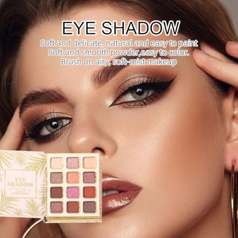 20-Color All-in-One Makeup Palette with Eyeshadow, Blush & Lipstick