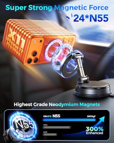 Magnetic Car Phone Holder 360° Adjustable for iPhone