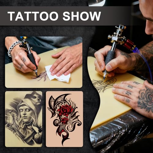 Tattoo Practice Skins 6Pcs - 2.5mm & 3mm Realistic Silicone Sheets