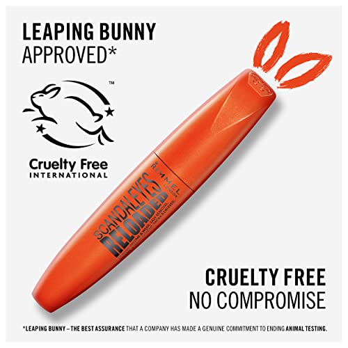 Rimmel Scandaleyes Clean Reloaded Extreme Black Mascara (Pack of 2)