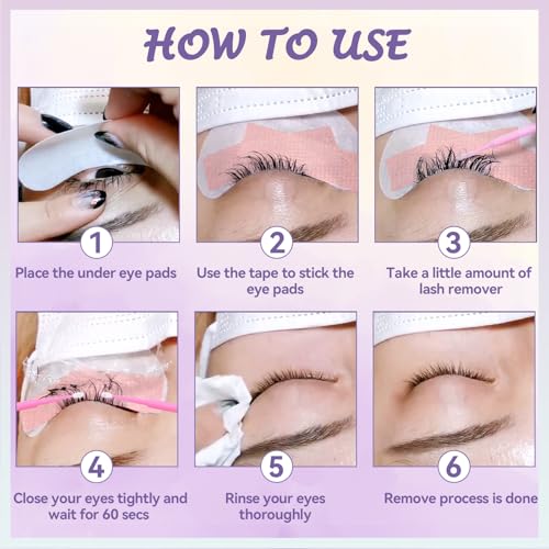 Bellisinno Eyelash Extension Remover Gel, Fast 1-3 Min, Non-Irritating, 10g