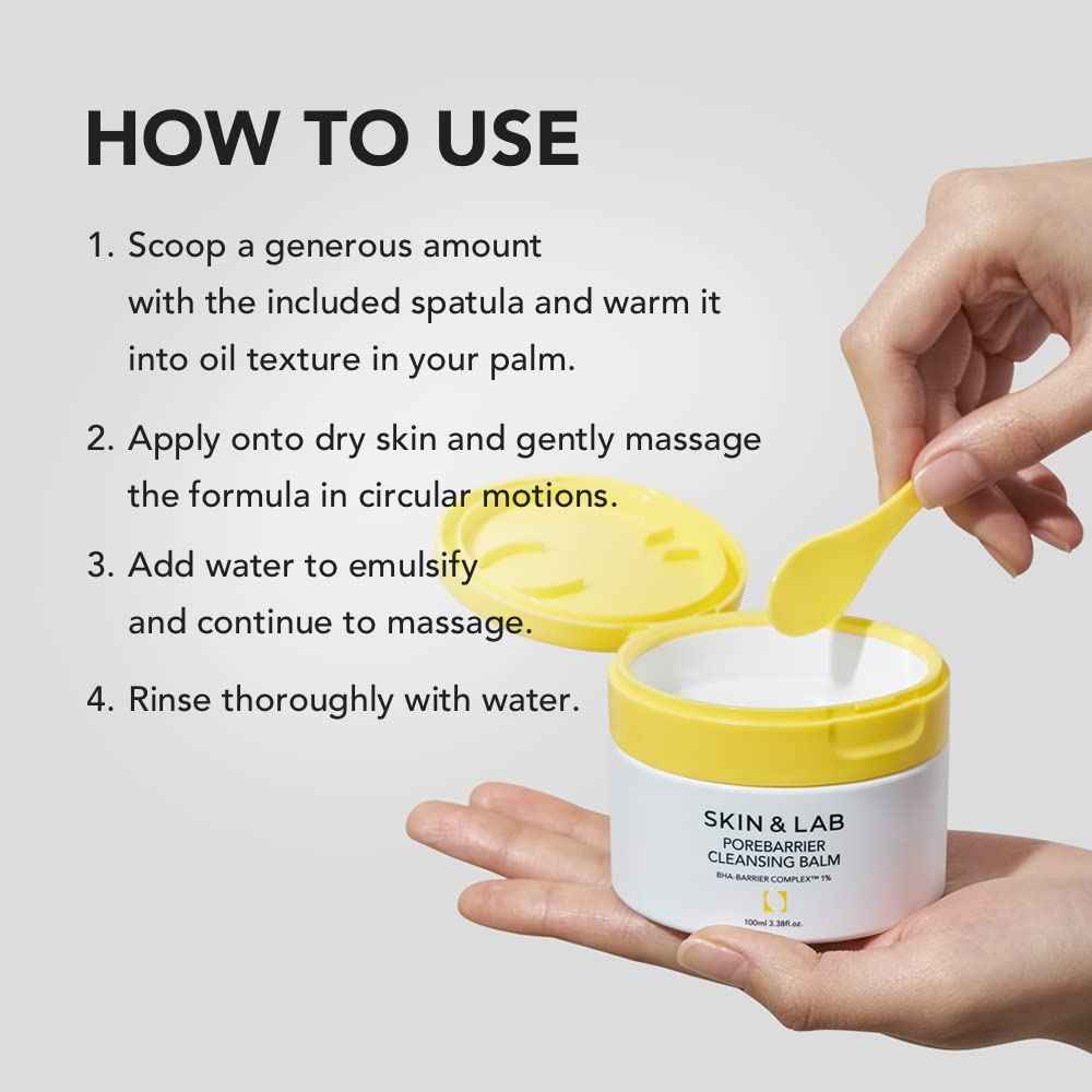 SKIN & LAB SKIN SCIENCE SOLUTION Double Cleansing Set Included Cleansing Balm & Cleanser