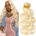 Freiuoke 613 Blonde Body Wave Human Hair Bundles - 3 Pack