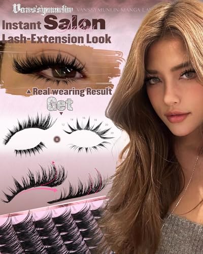 Manga Lash Clusters Kit with Bottom Lashes - 204pc