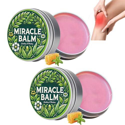 Miracle Balm for Swollen Legs & Joint Comfort | Natural Ingredients (2 Pcs)