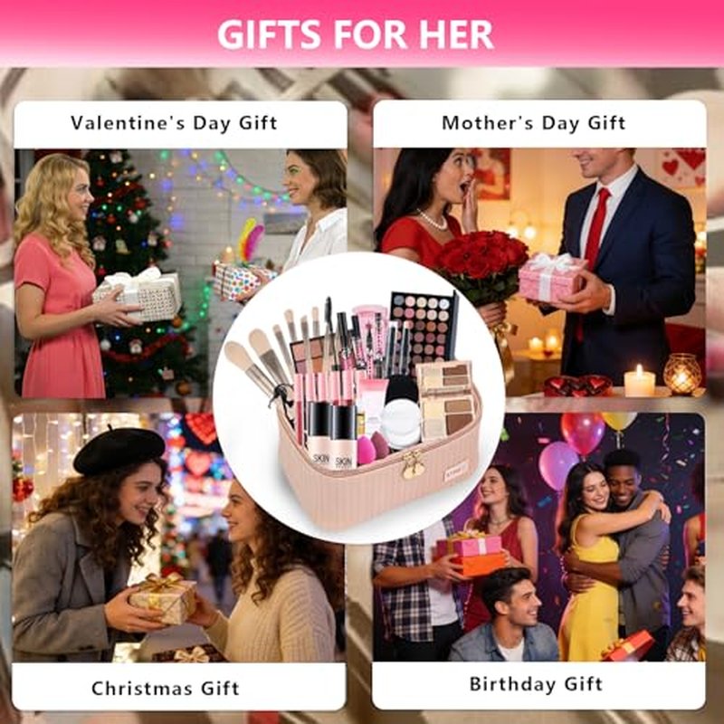 All-in-One Makeup Kit for Women & Teens - Complete Cosmetic Set