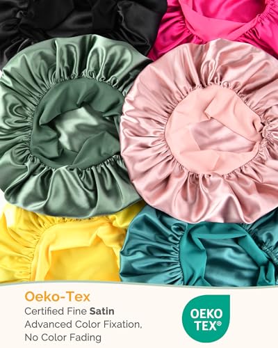 Adjustable Silk Bonnet for Sleeping | Double Layer Satin