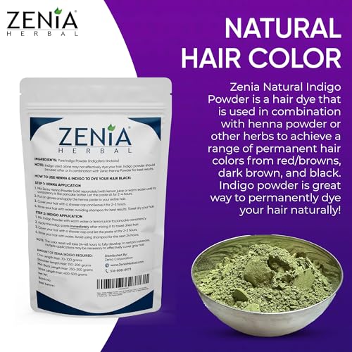Zenia Indigo Powder 100g | Natural Hair Dye