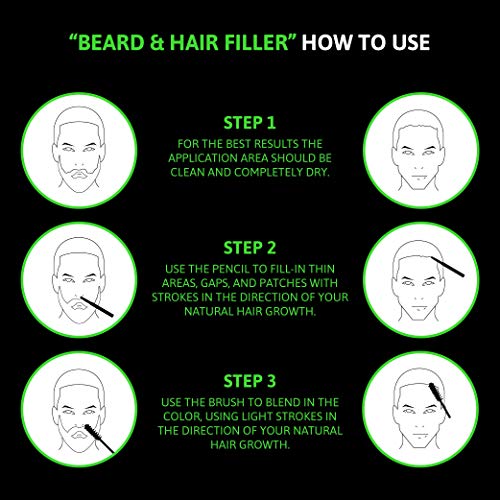 Beard & Hair Filler Pen - Waterproof, Vegan Formula
