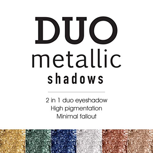 Kokie Duo Metallic Eyeshadow Gone Platinum | High Pigment
