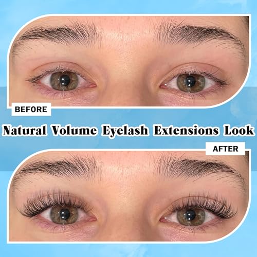Lash Clusters DIY Eyelash Extensions 144 Pcs, 9-11MM C-Curl