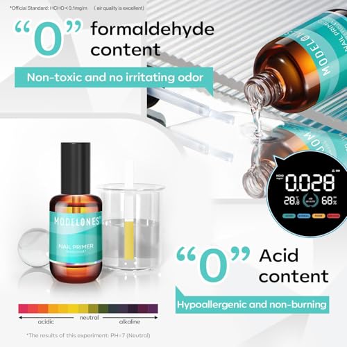 Modelones Nail Dehydrator & Primer Kit - Acid Free Base Coat