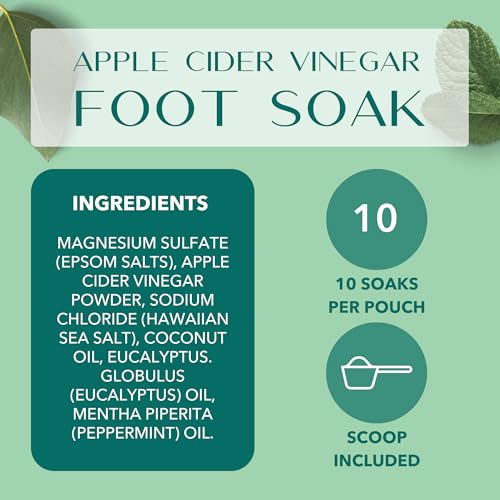Laki Naturals Apple Cider Vinegar Foot Soak - Mint & Eucalyptus (10 oz)