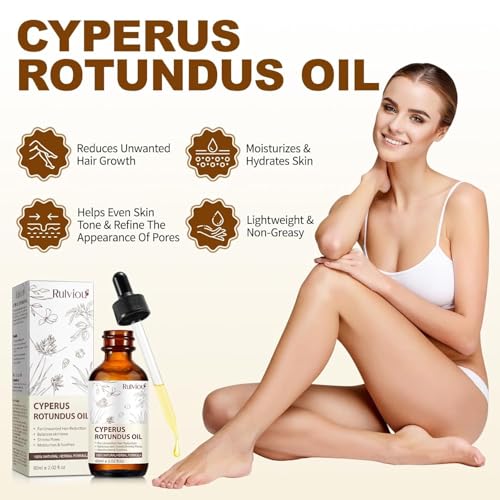 Cyperus Rotundus Oil for Hair Removal & Skin Nourishment - 2 fl oz