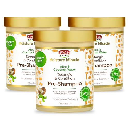African Pride Moisture Miracle Pre-Shampoo Detangler 18oz