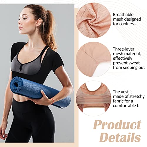 Underarm Sweat Proof Shirt Pads - 6 Pcs Breathable Armpit Protectors for Women