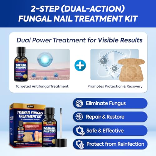 Toenail Fungus Treatment Kit with 25% Undecylenic Acid & Patches