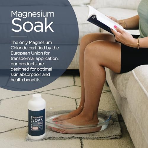 Pure Zechstein Magnesium Chloride Liquid Bath & Foot Soak - 32 oz