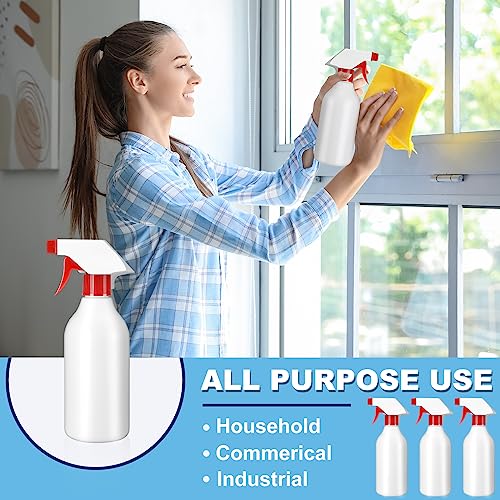 Tanlade 30 Pack 16 oz Leak Proof Spray Bottles with Red Nozzles