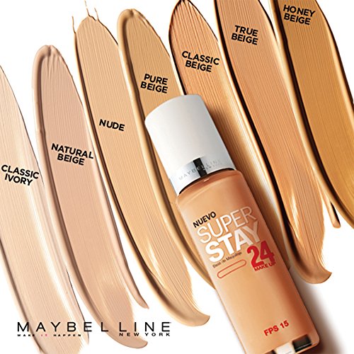 Maybelline New York Super Stay 24Hr Makeup, Classic Beige, 1 Fluid Ounce