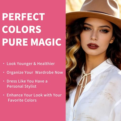 Seasons Color Analysis Swatch Keychain - Personal Styling Guide