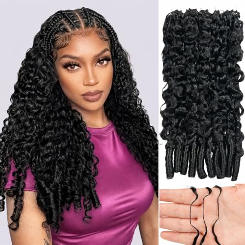 Burmese Curly Crochet Hair 18" 120g - Human Hair for Black Women