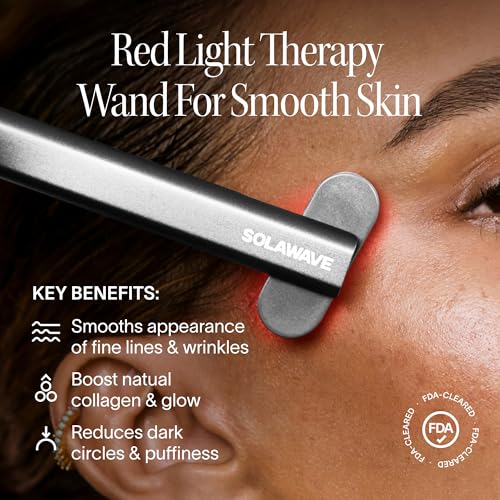 Solawave 4-in-1 Red Light Therapy Wand Charcoal