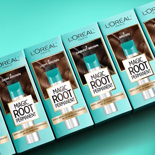 L'Oreal Paris Magic Root Permanent Hair Color Kit - 2 Black, Pack of 2