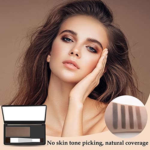 Boobeen Hair Shadow Powder Kit - Root Touch-Up with Brush
