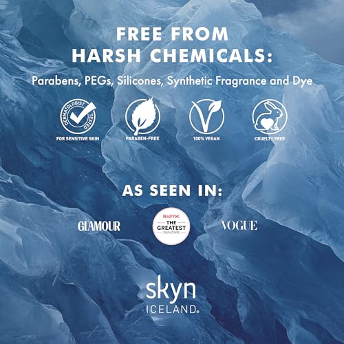 Skyn ICELAND Glacial Face Wash with White Willow Bark, Creamy Foaming Cleanser for Oily & Combination Skin, 5 Fl Oz
