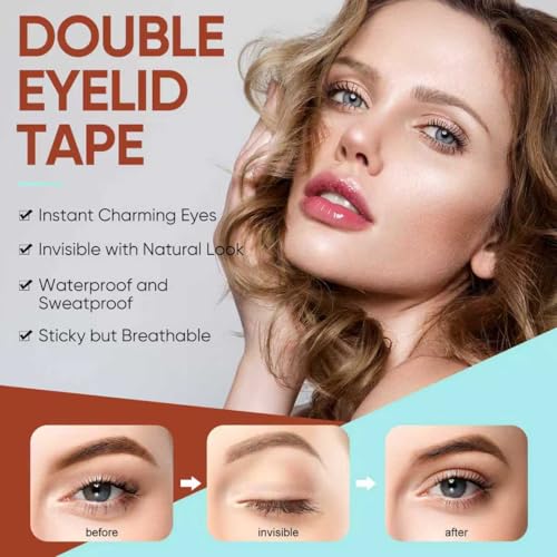 Invisible Double Eyelid Tape Strips - Instant Eye Lift