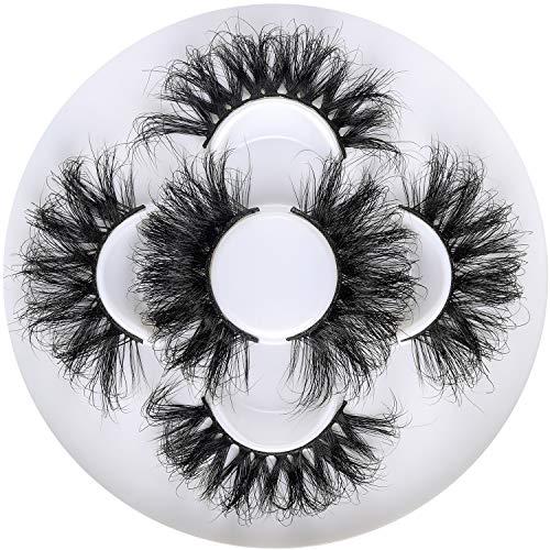25mm 3D Mink Lashes Full Volume Fluffy Siberian Fur