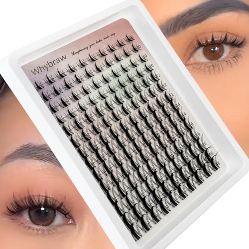 Whybraw Manga Lash Clusters - Spiky Wispy Eyelash Extensions 8-18mm