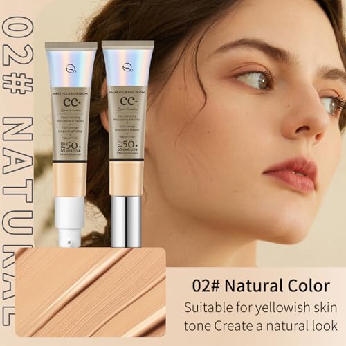 CC Cream SPF 50 Full Coverage Foundation with Matte Finish