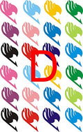 Black Number Cosplay Tattoo Stickers for Adults