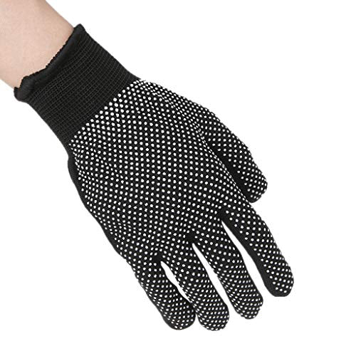 Heat Resistant Hair Styling Gloves for Curling & Flat Iron Use - Burnproof & Non-slip