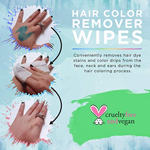 Manic Panic Dye Away Hair Dye Remover Wipes 50ct