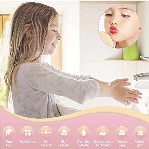 12pc Roll-On Lip Gloss Set for Kids with Carrying Case