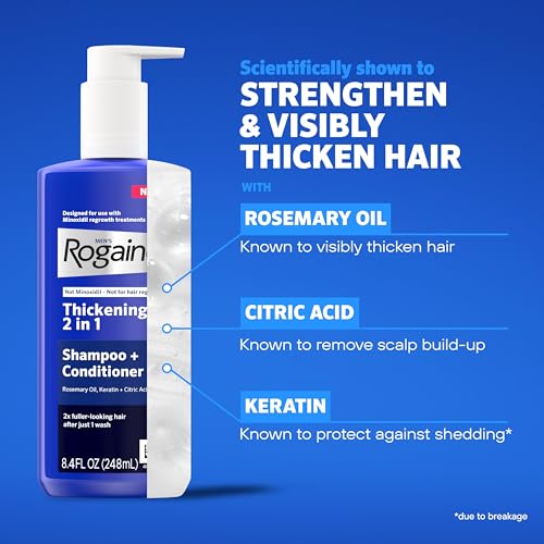 Rogaine Men's Thickening 2-in-1 Shampoo & Conditioner - 8.4 fl. oz