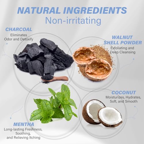 Charcoal Underarm Detox Scrub - Odor Control & Dark Spot Remover